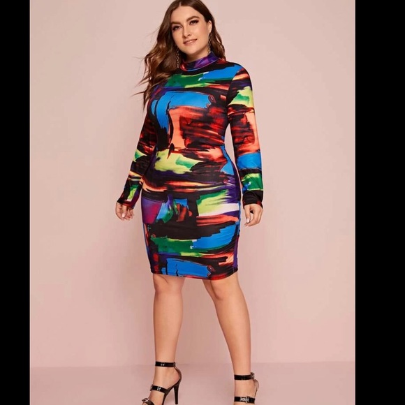 Colorblock Dress - Picture 3 of 5